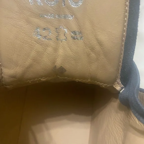 Kolo Italy Gray Suede Lace Up High Top Shoes Mens Size US 9 EUR 42 - Picture 14 of 14